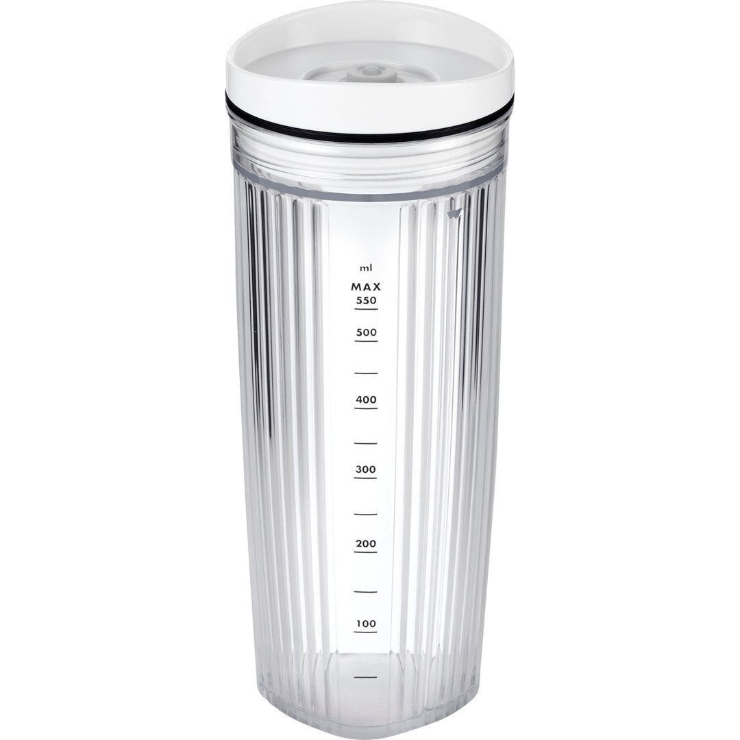 ZWILLING ENFINIGY Mixerbehälter mit Vakuumdeckel 550 ml weiß