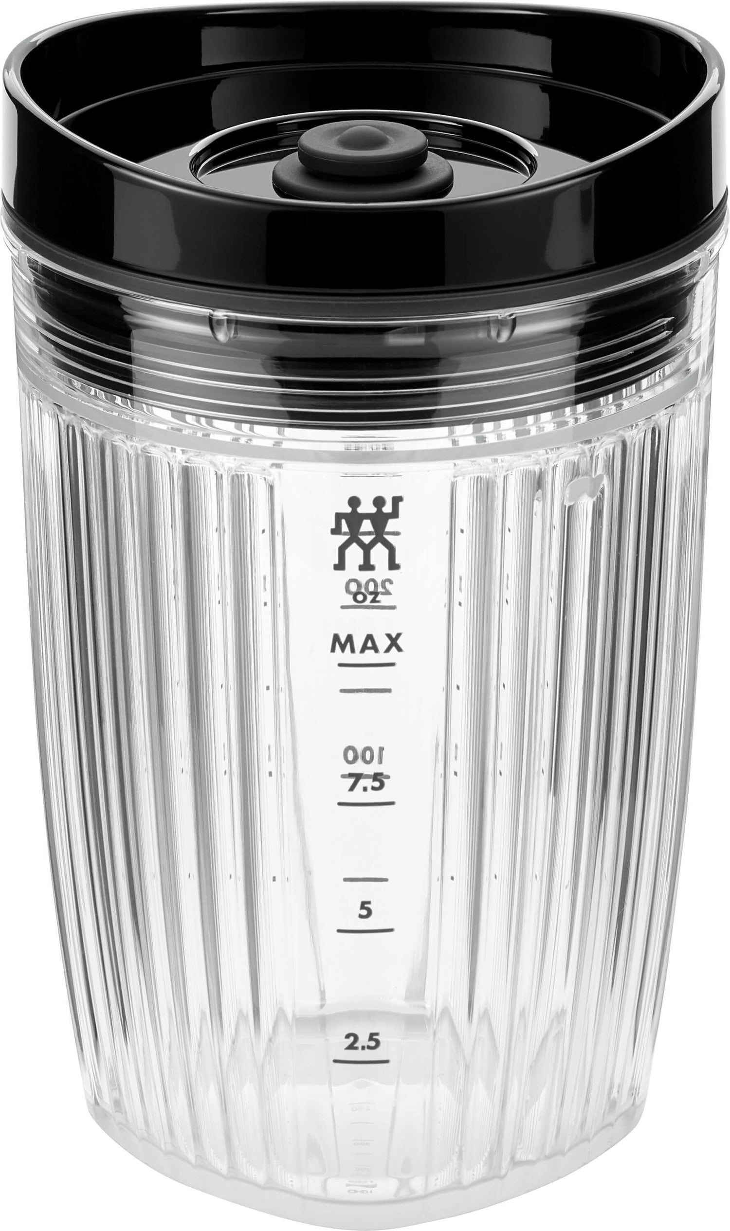 ZWILLING ENFINIGY Bidon do blendera z pokrywką próżniową 300 ml czarny