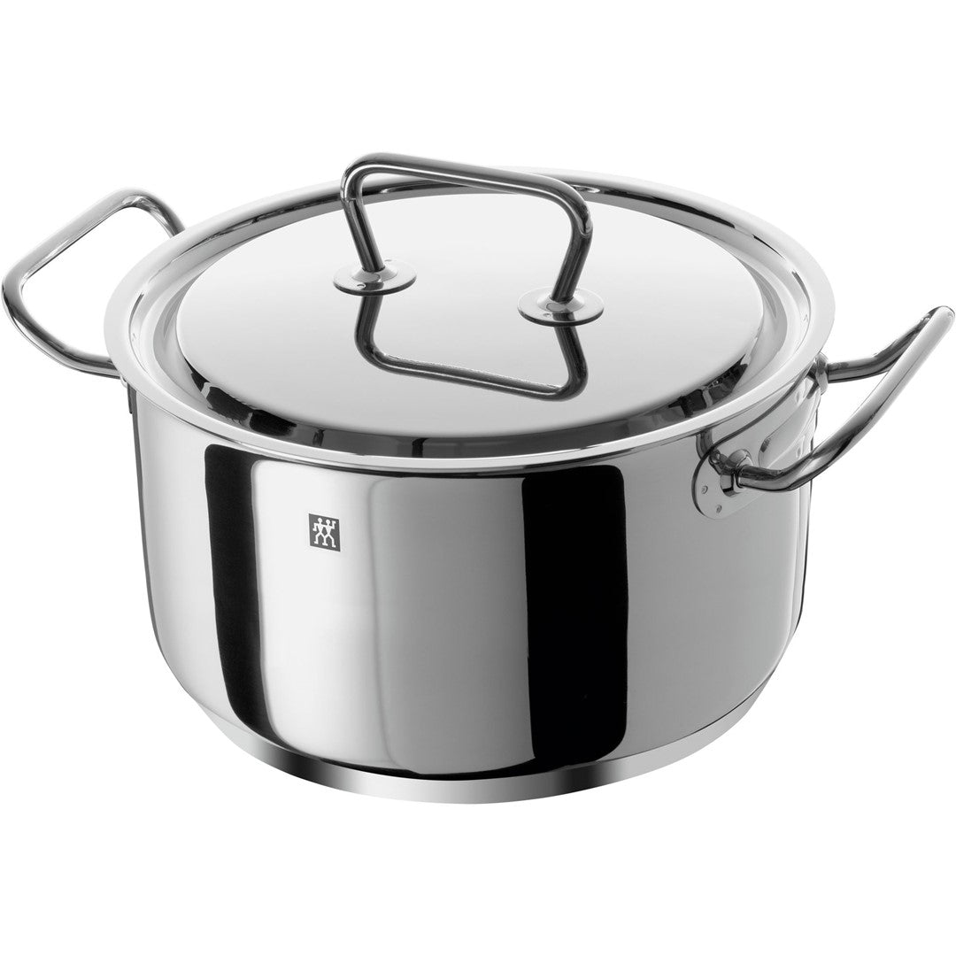 ZWILLING TWIN CLASSIC hoher Topf mit Deckel 6 ltr