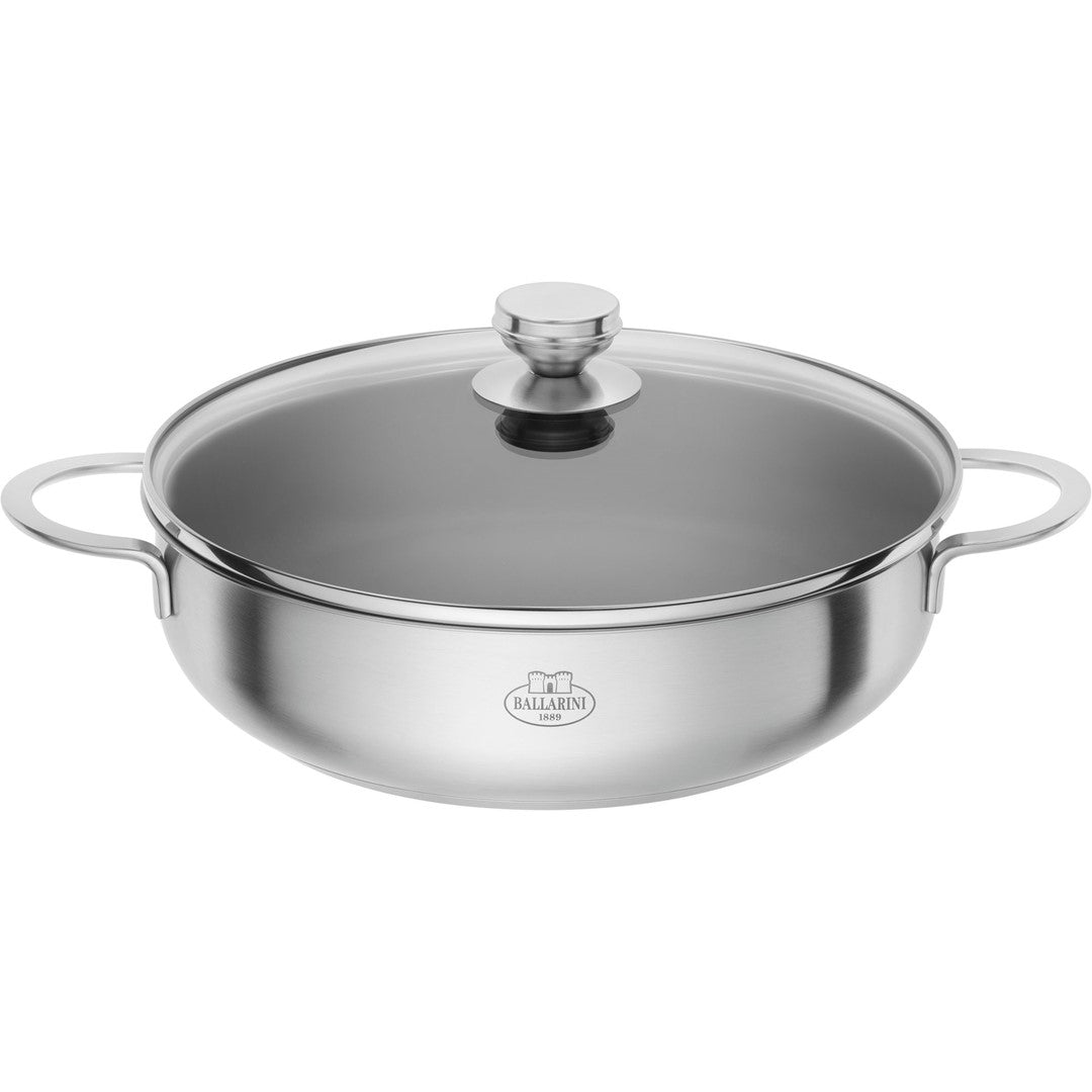 BALLARINI ANCONA Tiefe Antihaftpfanne 2H mit Deckel 28 cm