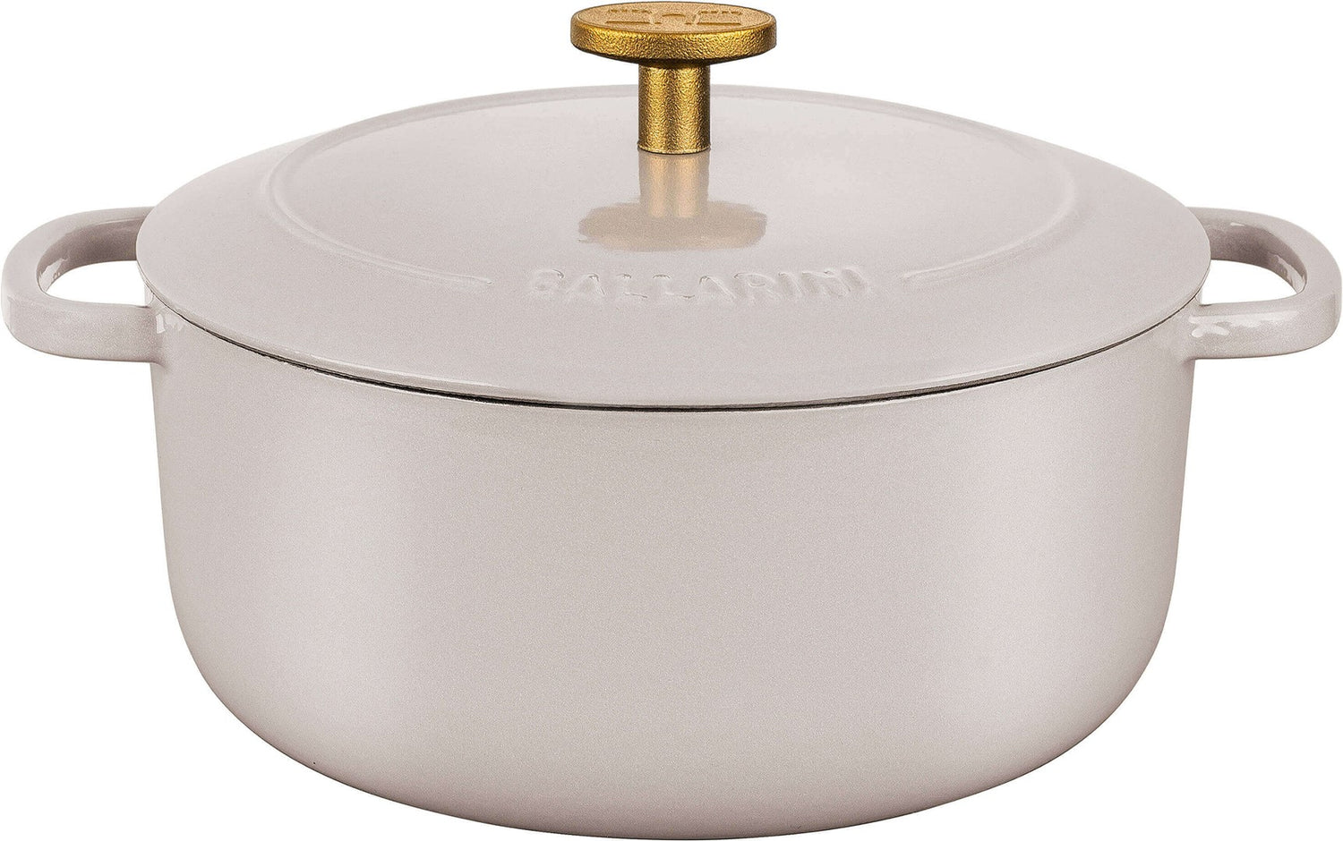 BALLARINI BELLAMONTE Garnek żeliwny okrągły 5.5 ltr, kość słoniowa