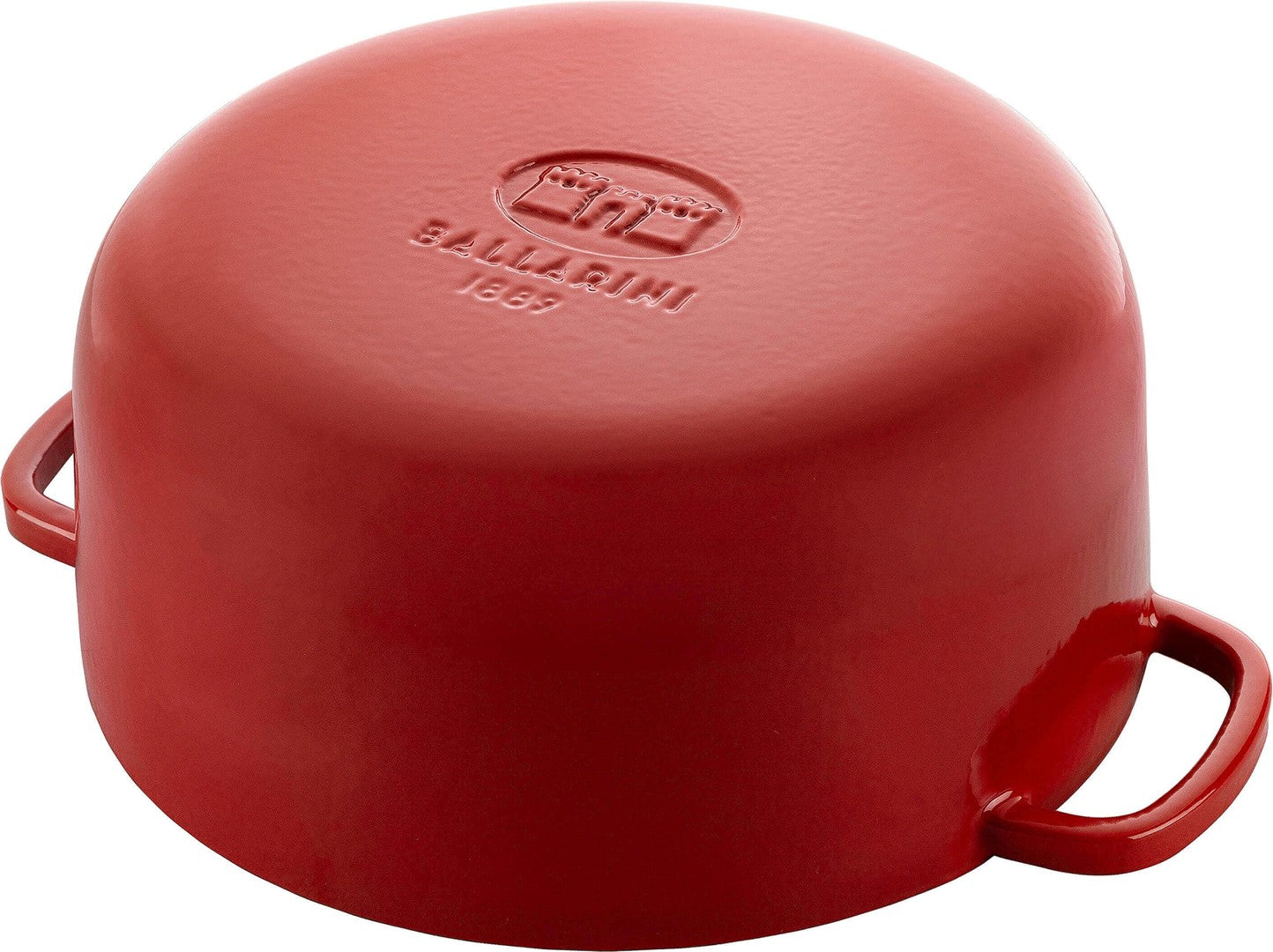 BALLARINI BELLAMONTE Gusseisenbräter rund 4 l, rot