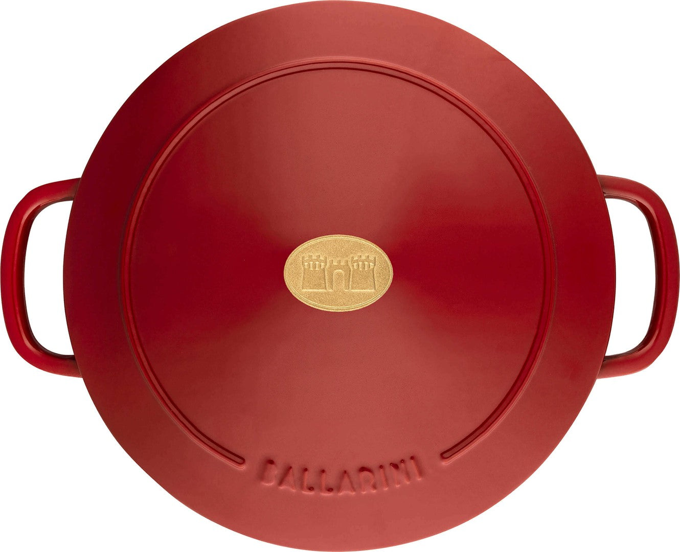 BALLARINI BELLAMONTE Gusseisenbräter rund 4 l, rot