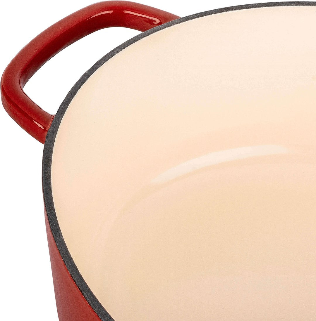 BALLARINI BELLAMONTE Gusseisenbräter rund 4 l, rot