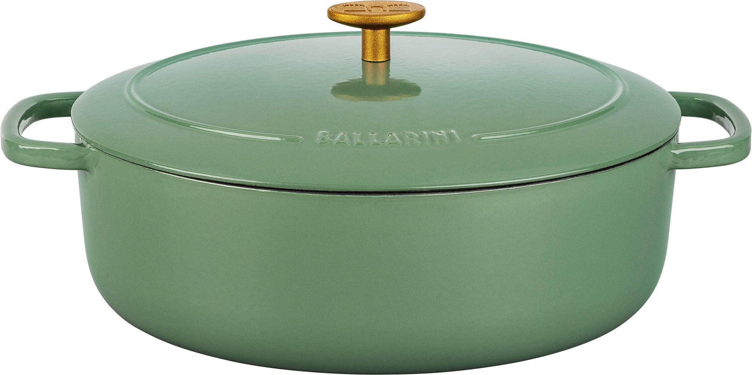 BALLARINI BELLAMONTE Garnek żeliwny owalny 6.5 ltr, zielony