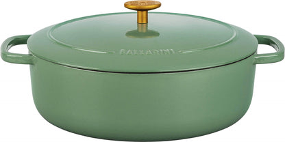 BALLARINI BELLAMONTE Garnek żeliwny owalny 6.5 ltr, zielony