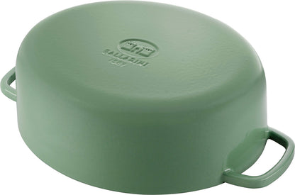BALLARINI BELLAMONTE Garnek żeliwny owalny 6.5 ltr, zielony