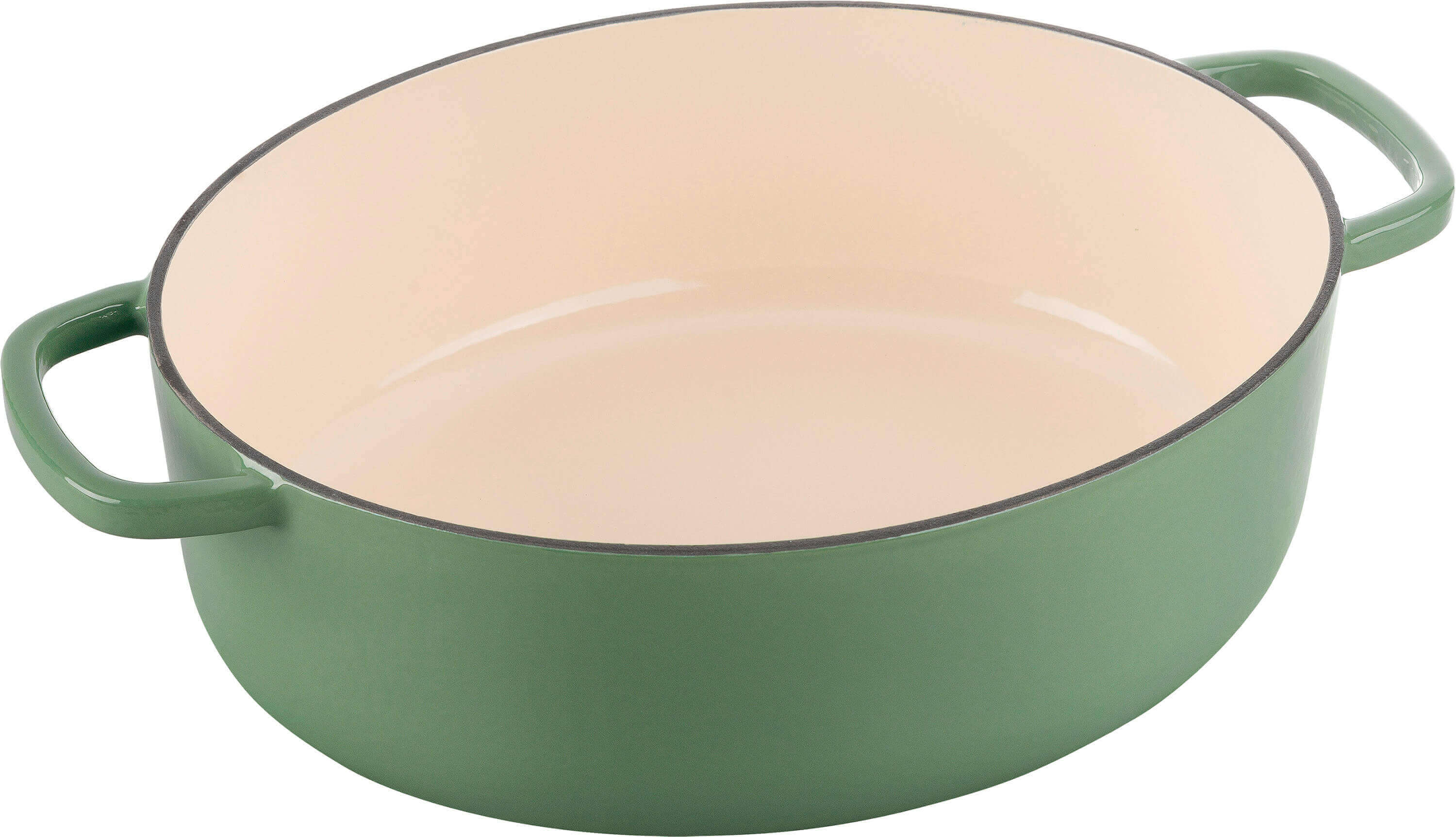 BALLARINI BELLAMONTE Garnek żeliwny owalny 6.5 ltr, zielony