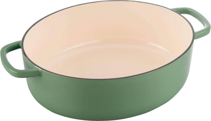 BALLARINI BELLAMONTE Garnek żeliwny owalny 6.5 ltr, zielony