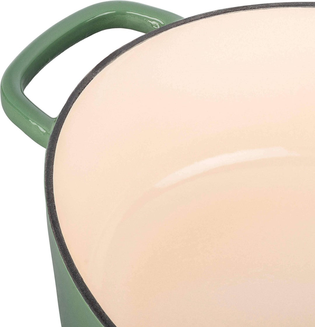 BALLARINI BELLAMONTE Garnek żeliwny owalny 6.5 ltr, zielony