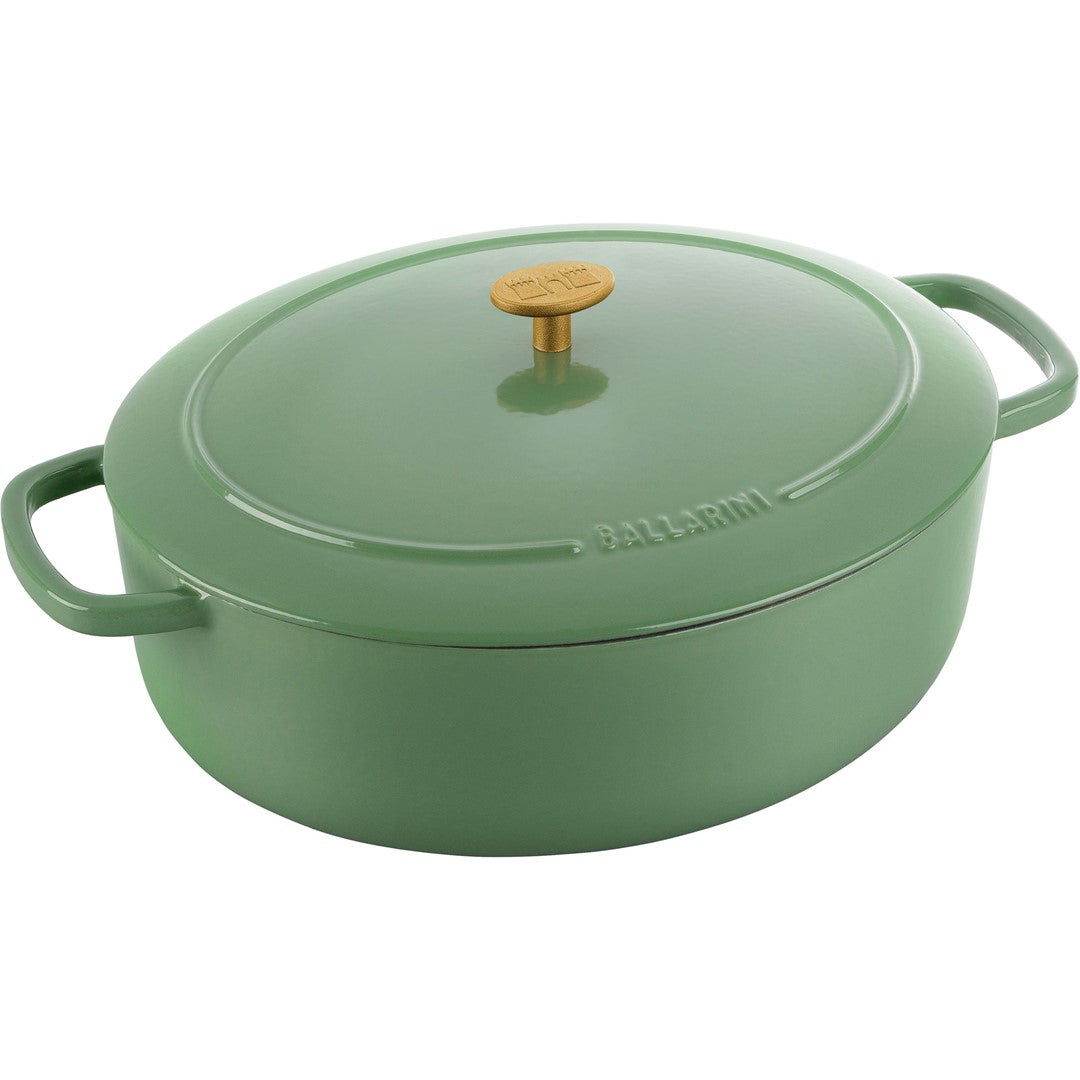 BALLARINI BELLAMONTE Garnek żeliwny owalny 6.5 ltr, zielony