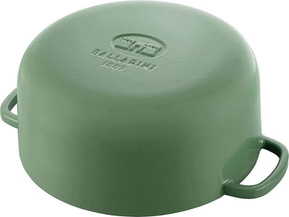 BALLARINI BELLAMONTE Garnek żeliwny okrągły 4 ltr, zielony