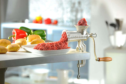 GEFU TRICA Fleischwolf mit Aufsätzen Größe 5