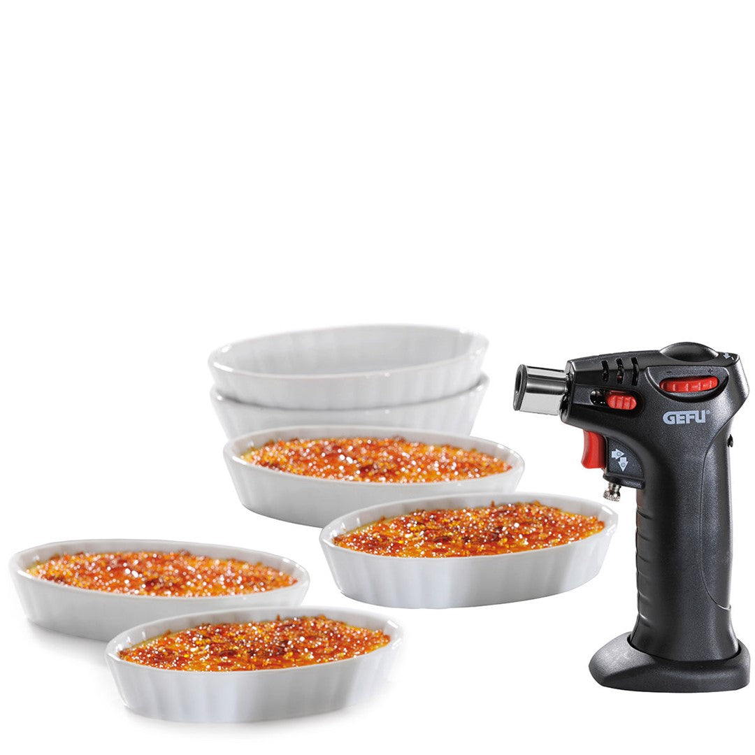 GEFU CARMELLO 7-teiliges Set für Crème Brûlée