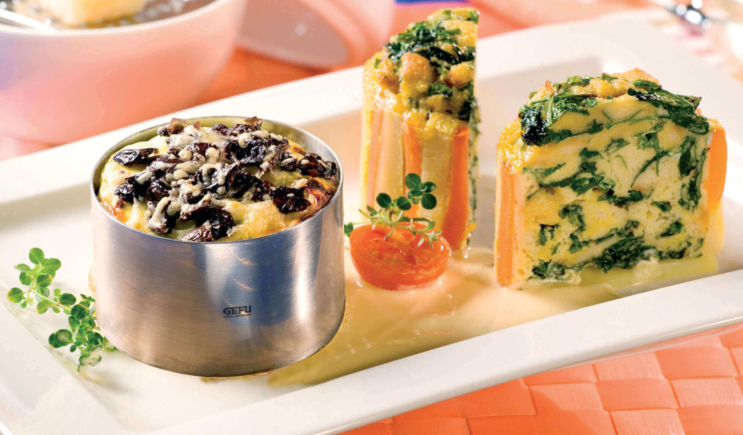 GEFU FORMA Set von 2 Dessertformen