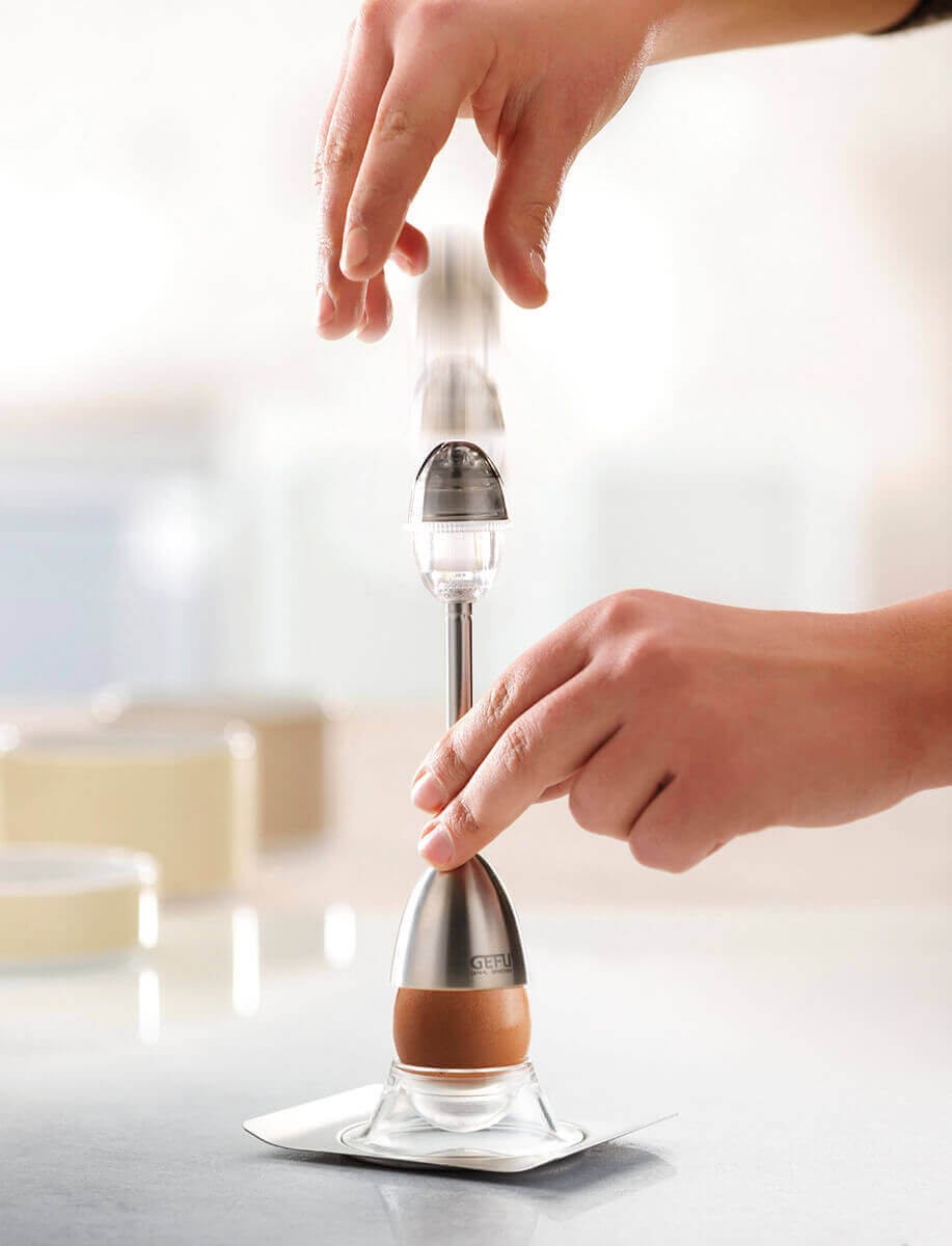 GEFU OVO Eierschalenzerkleinerer mit Salzstreuer