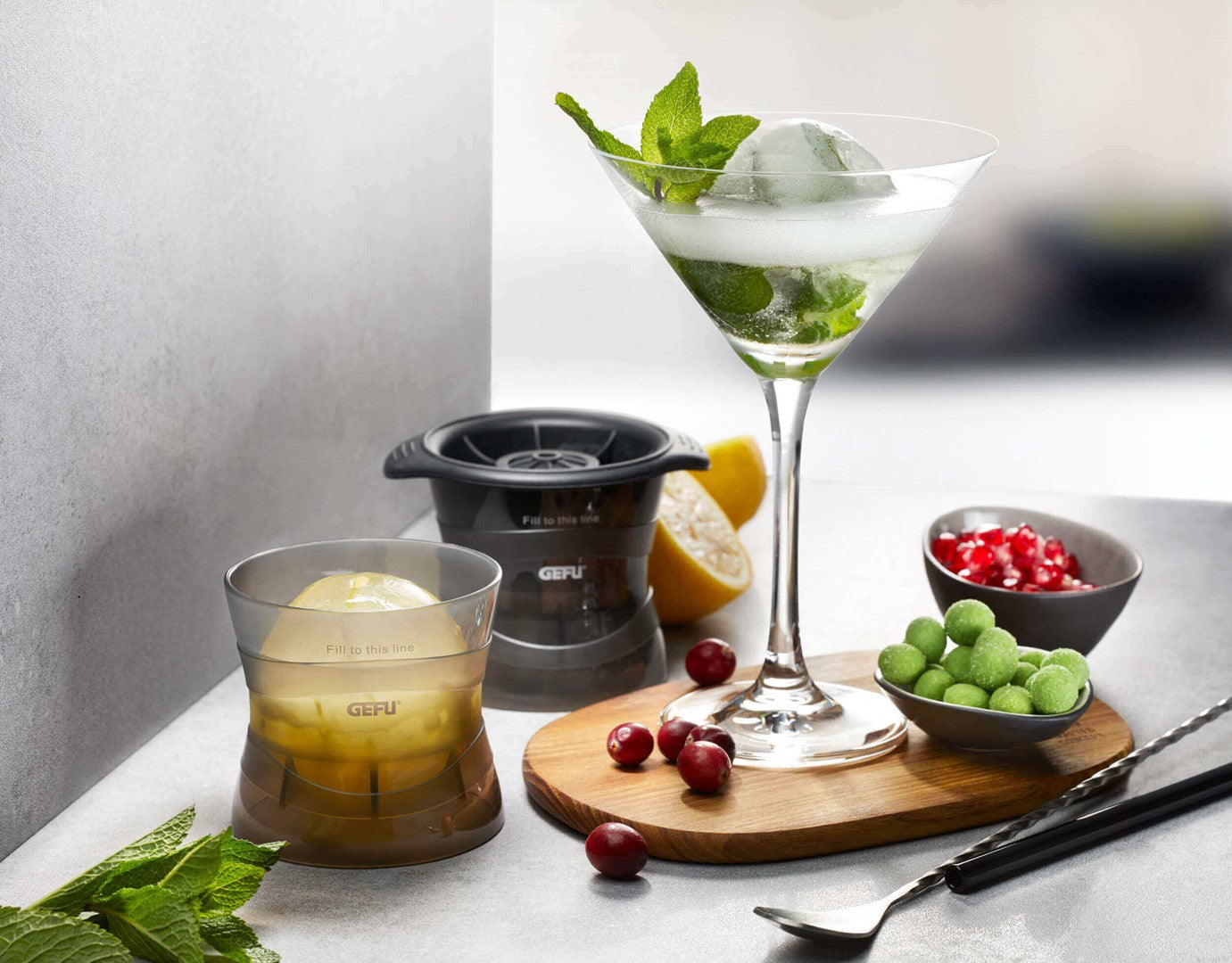 GEFU GLOBE Set mit 2 Eisballformen