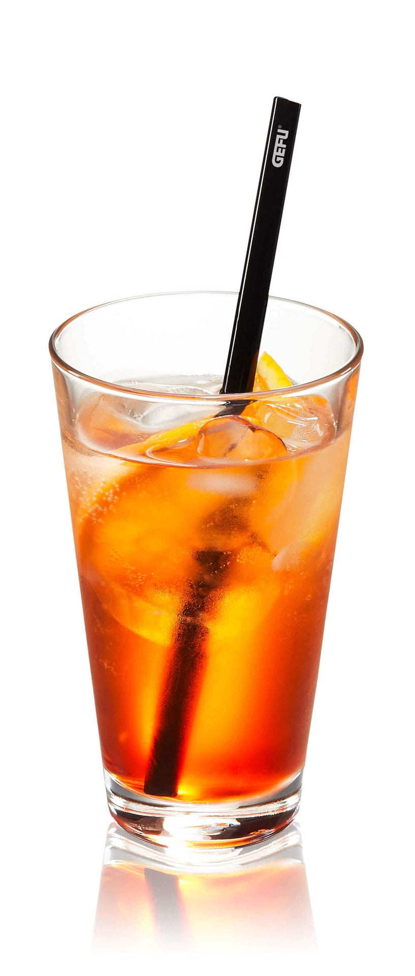 GEFU FUTURE 4er Set schwarze Strohhalme 18 cm