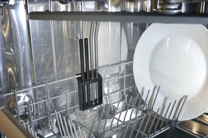 GEFU FUTURE Geschirrspülerkorb für 4 Strohhalme