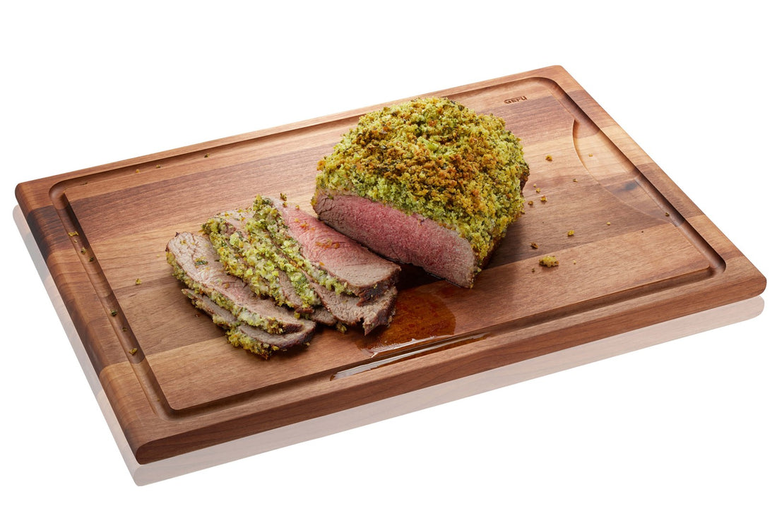 GEFU ENNO Schneidebrett aus Walnussholz 44 x 30 cm