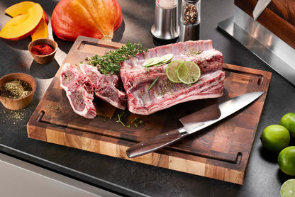 GEFU ENNO Schneidebrett aus Nussbaumholz 44 x 30 cm