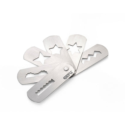 GEFU TRICA Ausstechformen für Plätzchen für die Maschine, Größe 7/8