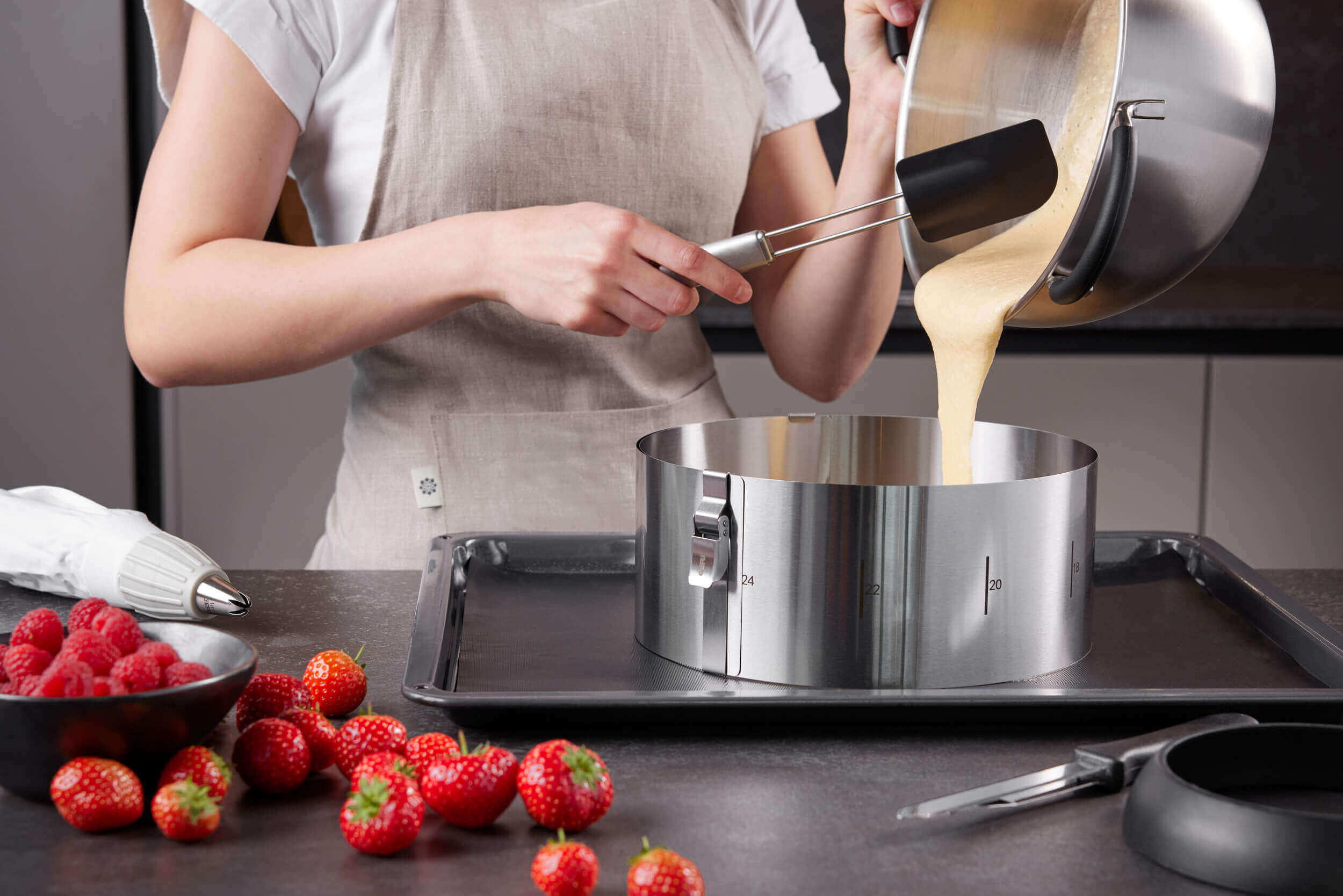 GEFU TONDO CLIP Tortenring 10 cm