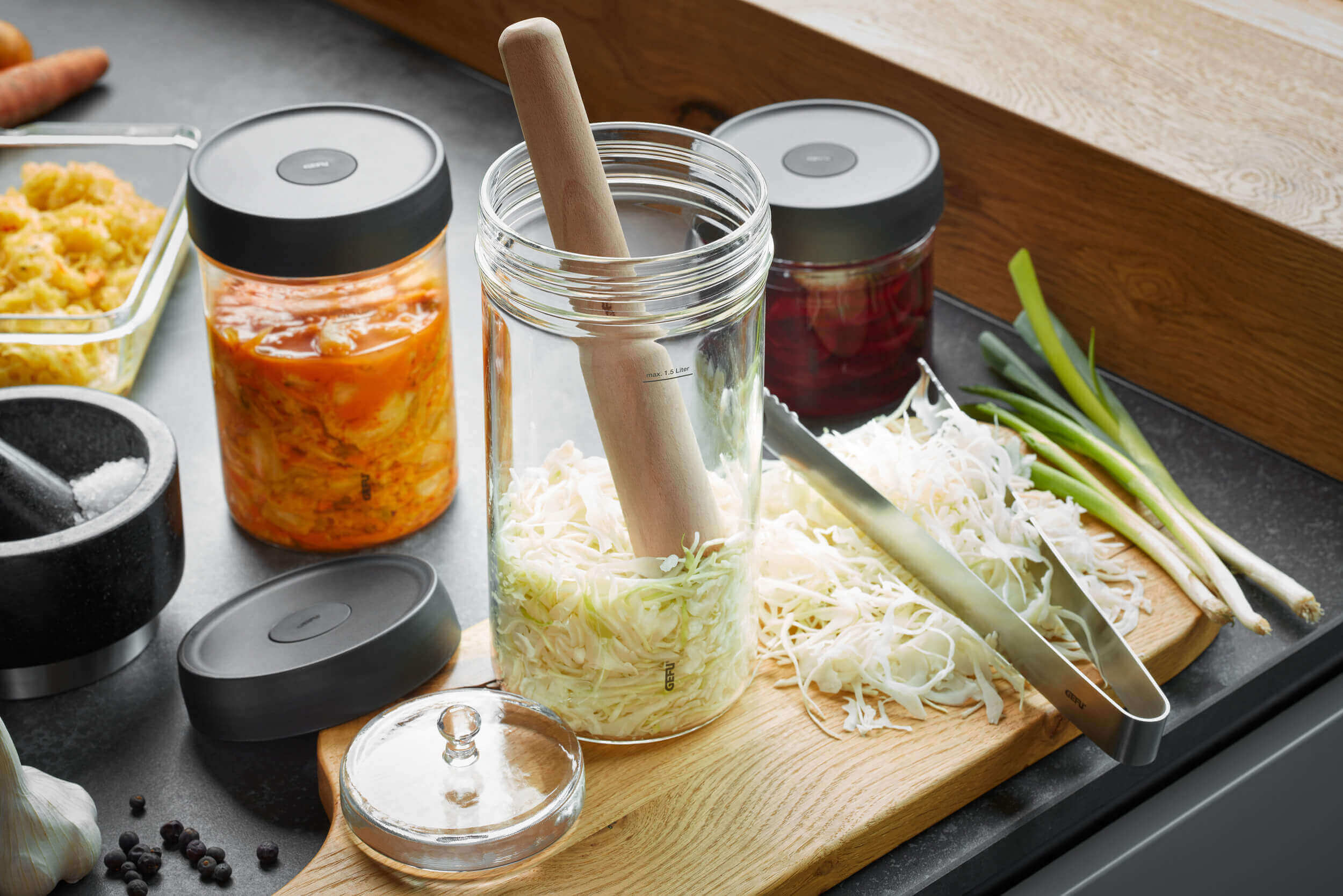 GEFU NATIVO Fermentierungs-Glas 1 ltr