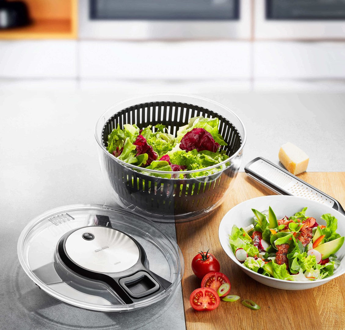 GEFU SPEEDWING® Salatschleuder 5 l, transparent