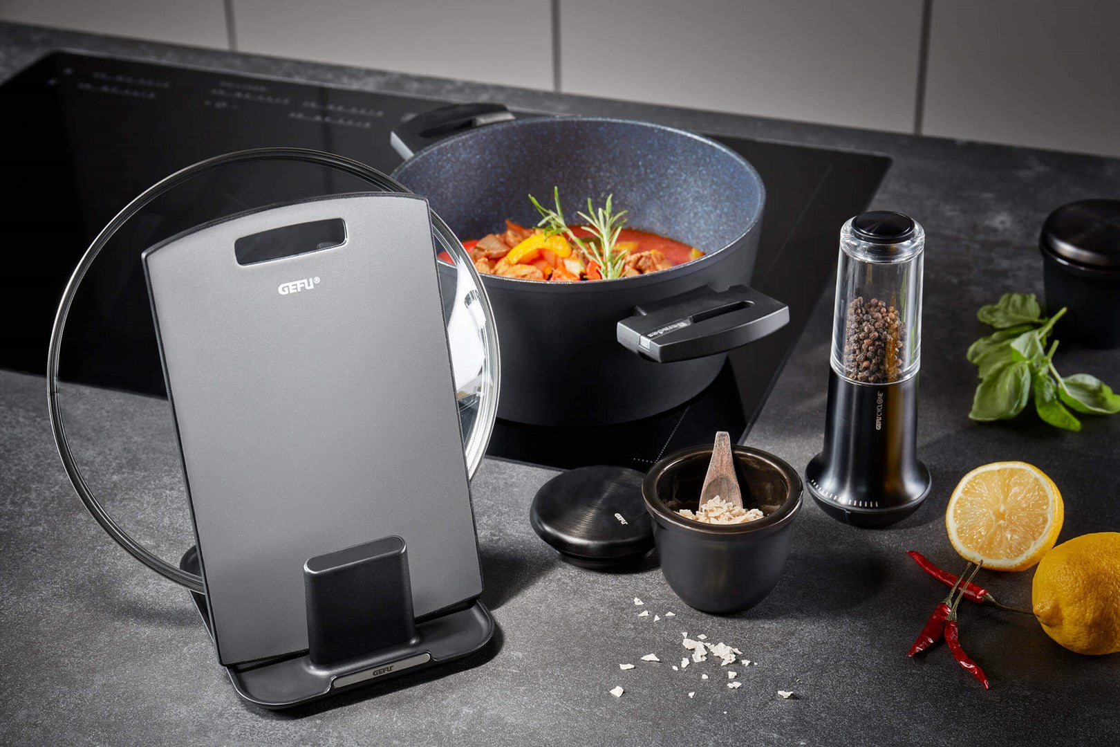 GEFU CADDY Universeller Deckelständer