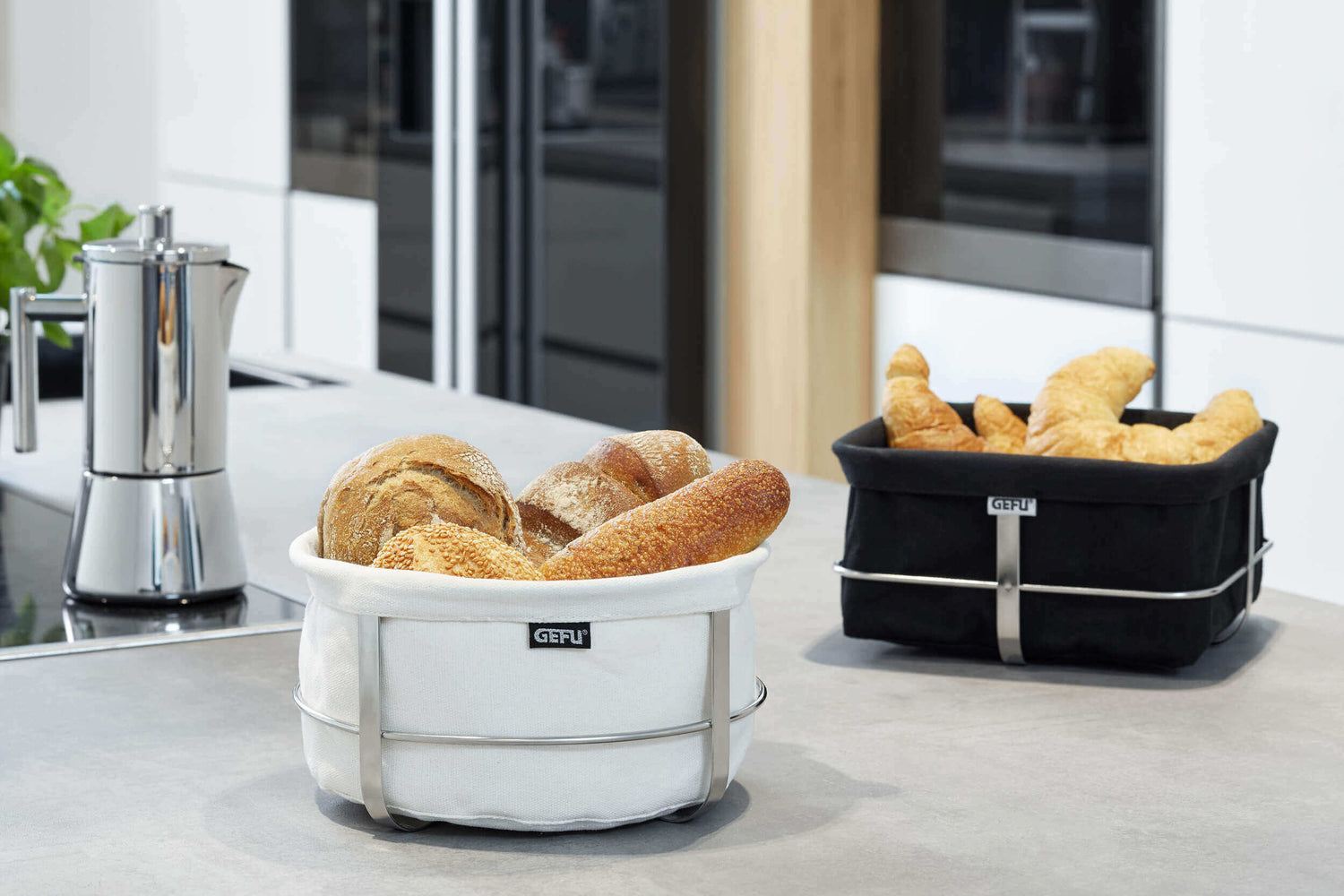 GEFU BRUNCH Brotkorb schwarz