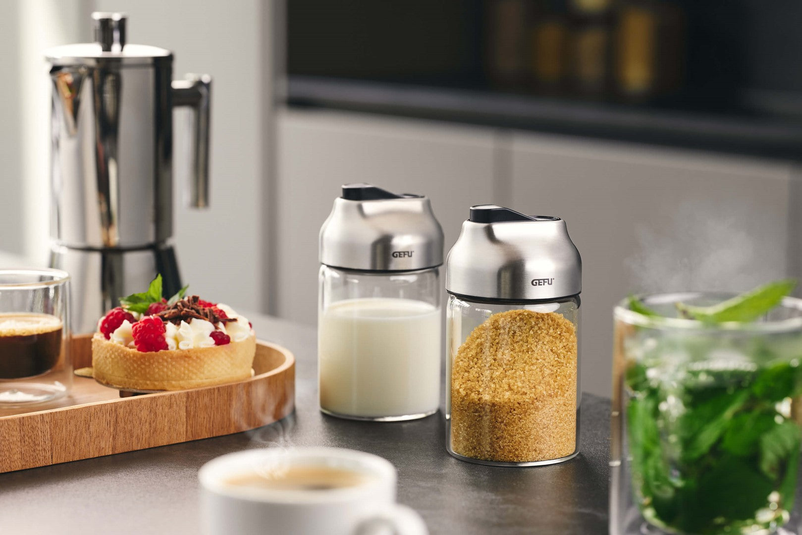 GEFU KIPPO Zuckerspender oder Milchspender