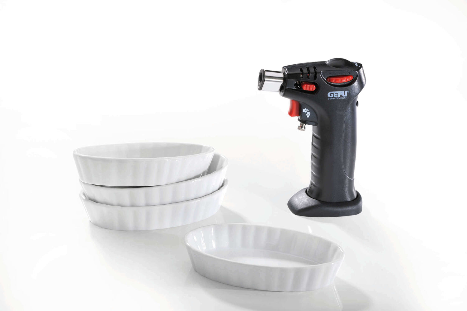 GEFU CARMELLO 5-teiliges Set für Crème Brûlée