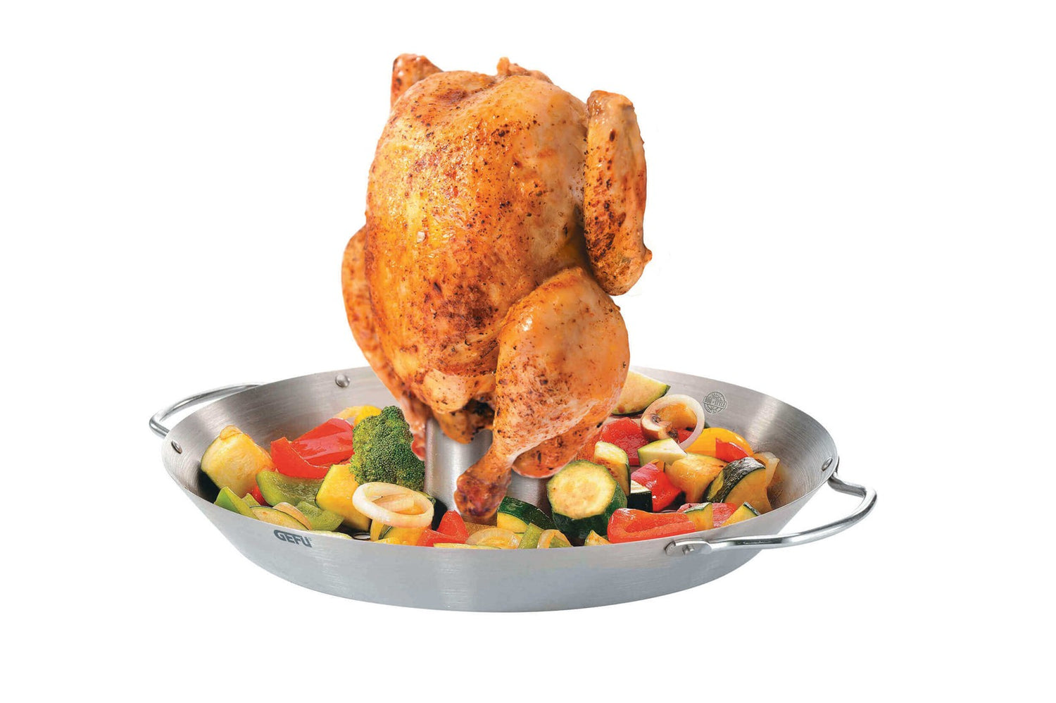 GEFU BBQ Wok für Hähnchen und Gemüse