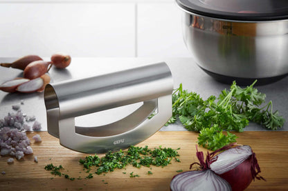 GEFU VIAVO Kräutermesser + Schneidebrett