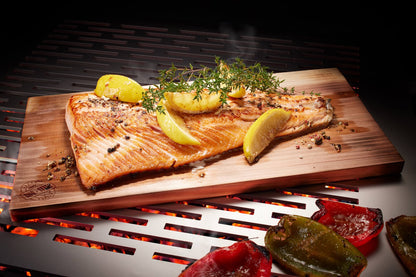 GEFU BBQ Set mit 2 XXL Zedernholz-Platten