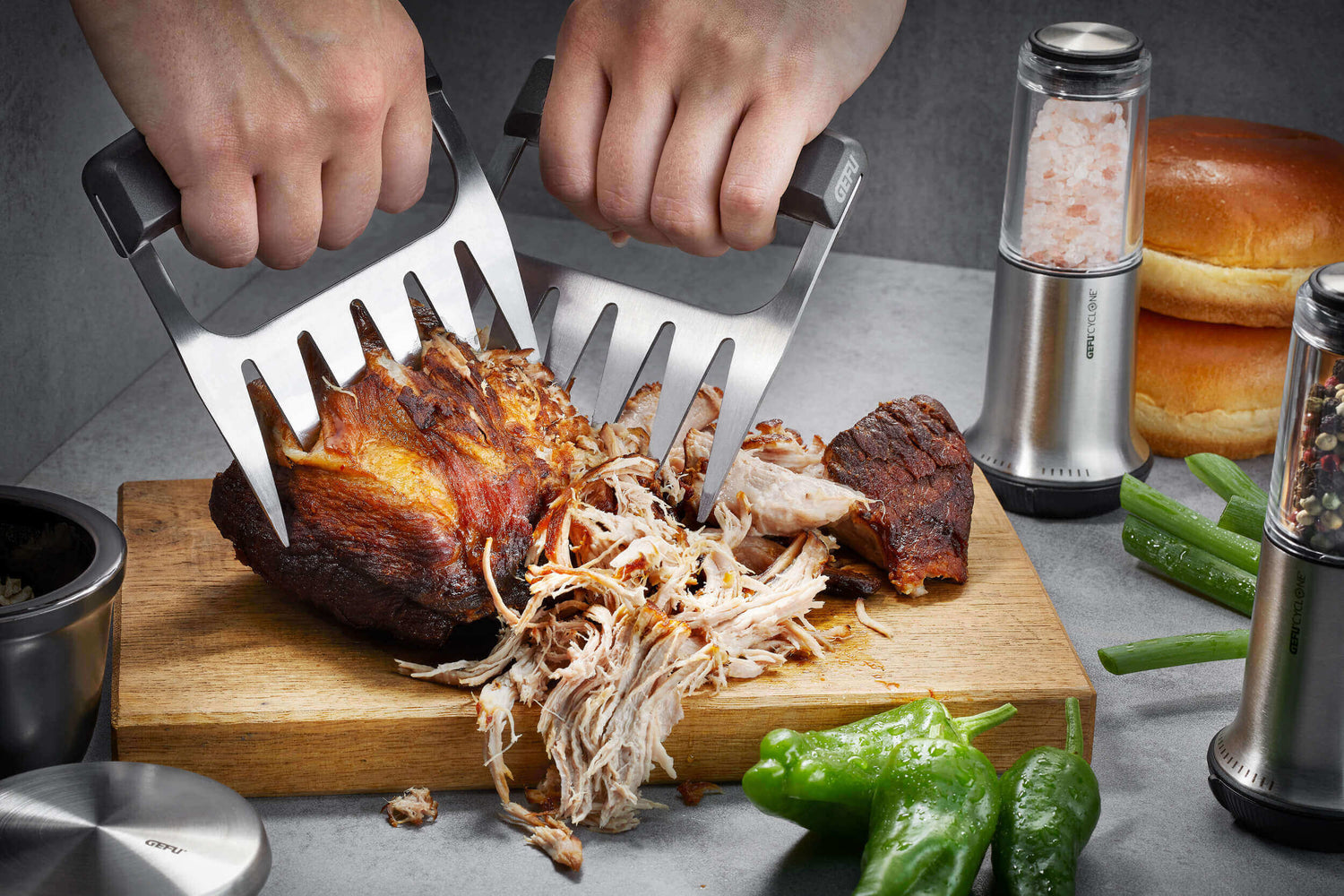 GEFU BBQ 2 Krallen zum Zerfetzen von Fleisch