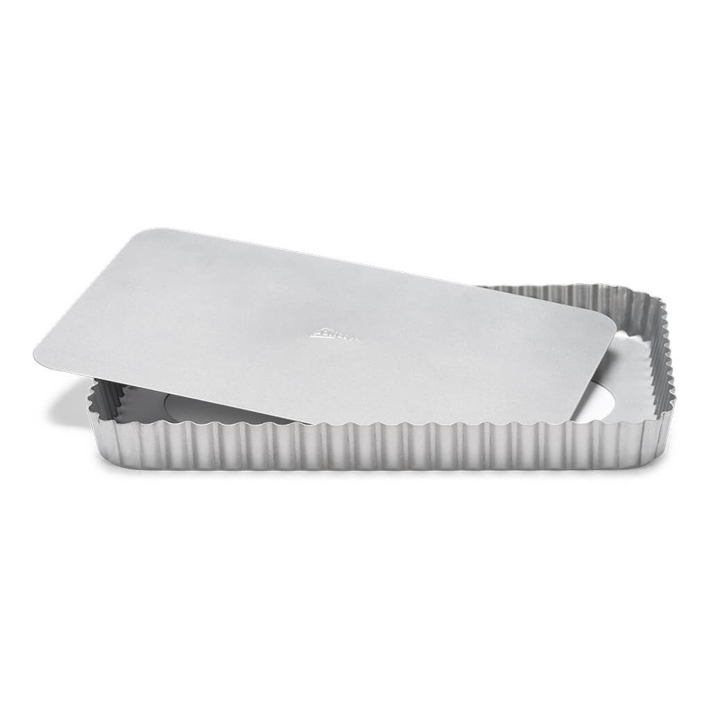 PATISSE SILVER-TOP Tart and Quiche Pan with Removable Bottom 32 x 22 cm